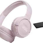 JBL Tune 510BT: Wireless Bluetooth On-Ear Headphones with Purebass Sound - with Cleaning Cloth (Rose, Standard), JBLT510BT-Black-Cloth