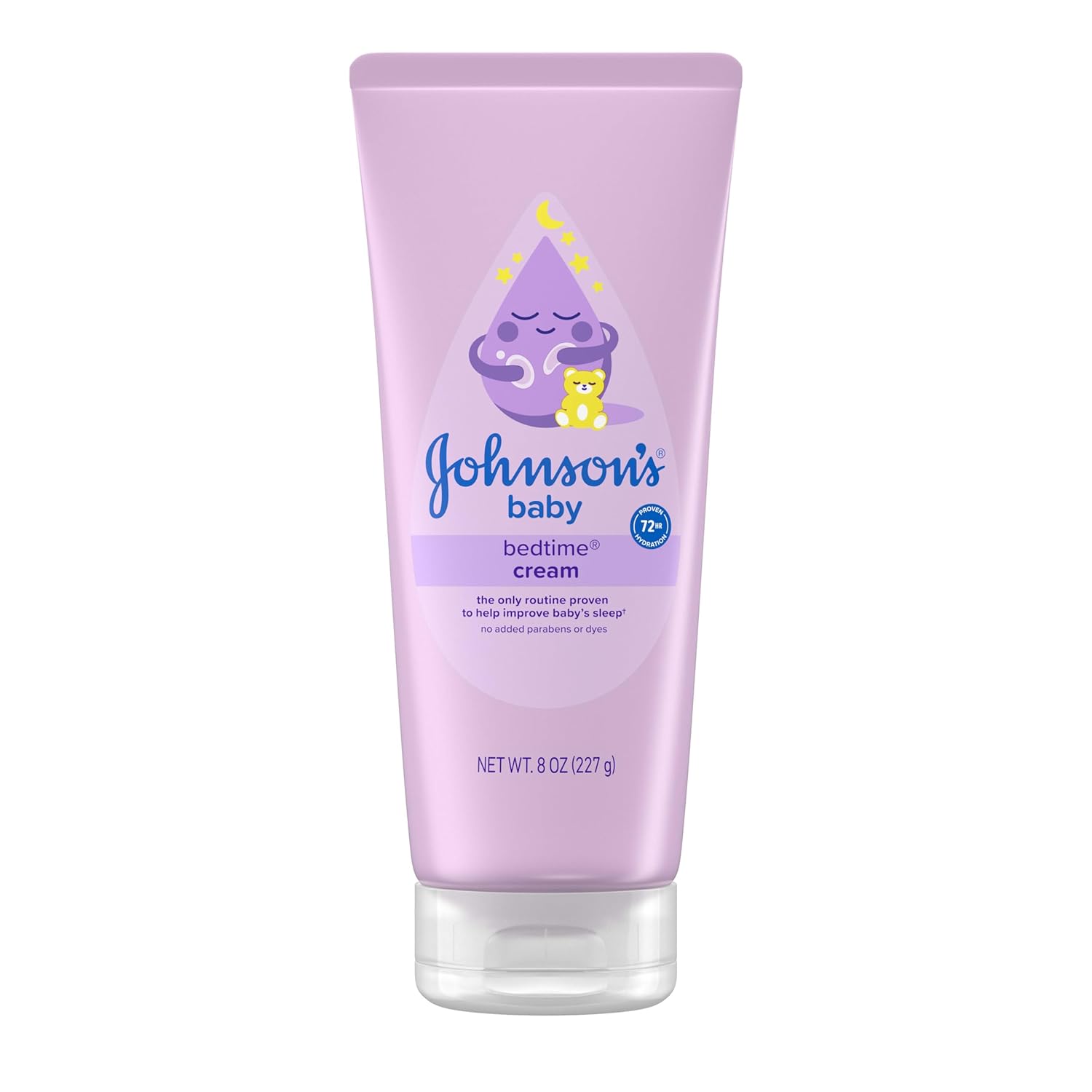 Johnsons-Baby-Bedtime-Cream-with-Soothing-NaturalCalm-Aromas-Baby-Cream.jpg Johnson's Baby Bedtime Cream with Soothing NaturalCalm Aromas, Baby Cream with Calming Aromas, Soothing and Relaxing Scent, No Added Parabens & Dyes, 8 oz - Image 1