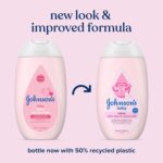Johnson's Baby Lotion with Coconut Oil, Aloe Vera & Vitamin B5, 72 HR Hydration, Skin Moisturizer, Hypoallergenic, Newborn Safe, Protects From Dryness & Strengthens Skin, Baby Essentials, 13.6 fl. oz - Image 2
