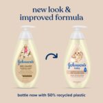 Johnson's Skin Nourishing Moisture Baby Wash, Vanilla & Oat Scents, Tear-Free, Hypoallergenic Baby Body Wash Cleanses, Protects from Dryness, & Leaves Skin Feeling Hydrated, 20.3 fl. oz - Image 2
