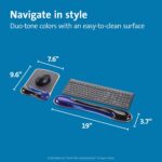 Kensington Duo Gel Mouse & Keyboard Wrist Rest Bundle Set, Ergonomic Keyboard and Mouse Pad With Wrist Support, Keyboard Wrist Rest, Computer Keyboard Pad, Cooling Gel, Non-Skid Backing, Blue K52920WW - Image 2