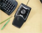 Kensington Expert Trackball Mouse (K64325), Black Silver, 5"W x 5-3/4"D x 2-1/2"H - Image 2