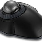 Kensington Orbit Wireless Trackball with Scroll Ring - Space Gray (K72675WW),Black/Grey