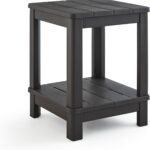 Keter Deluxe Adirondack Side Table - Brown