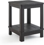 Keter Deluxe Adirondack Side Table - Brown