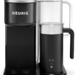 Keurig K-Café SMART Single Serve Coffee Maker with WiFi Compatibility, Latte and Cappuccino Machine with Built-In Frother, 6 Brew Sizes, Black