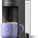 Keurig K-Mini Mate Plus Single-Serve K-Cup Pod Coffee Maker, Compact, 3 Cup Sizes, Brew Over Ice and Strong Button Features, 50 oz Removable Reservoir, Matte Black