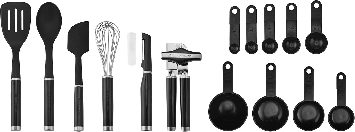 KitchenAid-Classic-Tool-and-Gadget-Set-15-Piece-Black.jpg KitchenAid Classic Tool and Gadget Set, 15-Piece, Black - Image 1