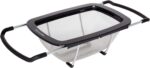 KitchenAid Expandable Stainless Steel Colander, Black
