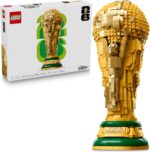 LEGO Editions FIFA World Cup Official Trophy Building Set - Kit for Display in Bedroom, Home Office, Book Shelf - Soccer Fans Collectible - W/World Cup 2026 Minifigure - Gift for Birthdays - 43020