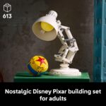LEGO Ideas Disney Pixar Luxo Jr. - Room Decor and Building Set for Adults - Office and Desk Decor for Women and Men, Ages 18+ - Brick-Built Lamp DIY Kit - Collectible Gift Idea for Movie Fans - 21357 - Image 2