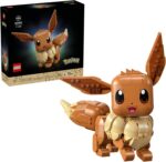LEGO Pokémon Eevee - Collectible Building Set for Adults, Ages 18+ - Posable Pokémon Figure for Display - Desk, Bookshelf or Home Office Decor - Gift for Men & Women - 72151