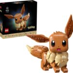 LEGO Pokémon Eevee - Collectible Building Set for Adults, Ages 18+ - Posable Pokémon Figure for Display - Desk, Bookshelf or Home Office Decor - Gift for Men & Women - 72151