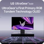 LG 27GX700A-B 27-inch Ultragear QHD (2560 x 1440) OLED Gaming Monitor, 280Hz, 0.03ms, NVIDIA G-Sync, AMD FreeSync Premium Pro, VESA DisplayHDR TrueBlack500, with up to DCI-P3 99.5%, HDMI 2.1, Black - Image 2