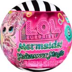 LOL Surprise Mermaids Makeover Magic Tots with DIY Wearable Lip Gloss Makeup for You and Your Doll, Fun Water Play, Gift for Kids Ages 4+