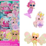 LOL Surprise Tots Just Add Water 3-Pack with 3 Make-Your-Own Fantasy Dolls and 25+ Surprises to UNbox Including Mermaid, Fairy, and Unicorn Dolls and Magical Crafts – Great Gift for Kids Ages 4+