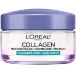 L'Oreal Paris Collagen Moisture Filler Facial Moisturizer, Fragrance Free, Anti Aging Face Cream, Non-Greasy Skin Care Formula For Up to 48HR Hydration, 1.7 oz