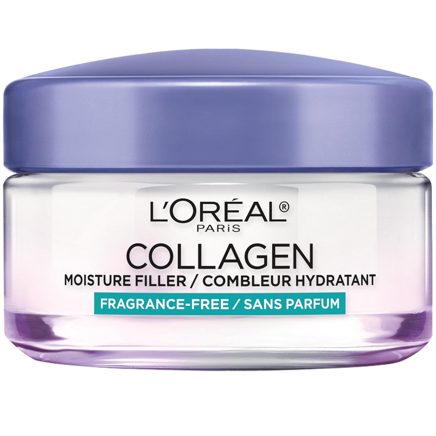 LOreal-Paris-Collagen-Moisture-Filler-Facial-Moisturizer-Fragrance-Free-Anti.jpg L'Oreal Paris Collagen Moisture Filler Facial Moisturizer, Fragrance Free, Anti Aging Face Cream, Non-Greasy Skin Care Formula For Up to 48HR Hydration, 1.7 oz - Image 1