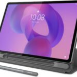 Lenovo Idea Tab Plus - Lightweight Tablet - 12.1″ 2.5K IPS Touchscreen Display - 90Hz - MediaTek Dimensity 6400-8GB Memory - 128GB Storage - Integrated Arm Mali-G57 MC2 - Lenovo Tab Pen & Folio Case