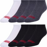 Levi's Mens Socks 8 Pairs Crew Low Cut No Show Ankle Socks for Men Premium Athletic Men's Shoe Size 8-12