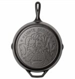 Lodge 12 Inch Dolly Parton "Lights, Camera, Dolly" Cast Iron Skillet – Special Edition, Made in USA, Naturally Seasoned, Oven Safe, Grill & Campfire Ready