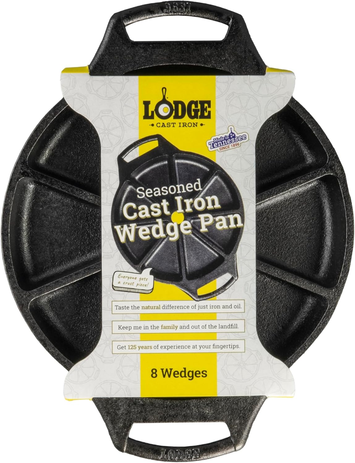 Lodge-Cast-Iron-Wedge-Pan.jpg Lodge Cast Iron Wedge Pan - Image 1