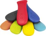 Lodge Silicone Hot Handle Holder - Heat-Resistant Cast Iron Skillet Handle Cover for Pans 9 Inches & Larger - Dishwasher-Friendly Silicone Hot Grip Sleeve - Reusable Skillet Accessory - Red - Image 2