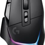 Logitech G502 X Plus Wireless Gaming Mouse: Optical Switches, LIGHTSYNC RGB, 13 Buttons, Infinite Scroll Toggle, Up to 130hr Battery, USB-C, PowerPlay Wireless Charging, PC/MacOS - Black