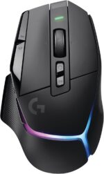Logitech G502 X Plus Wireless Gaming Mouse: Optical Switches, LIGHTSYNC RGB, 13 Buttons, Infinite Scroll Toggle, Up to 130hr Battery, USB-C, PowerPlay Wireless Charging, PC/MacOS - Black