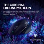 Logitech G502 X Plus Wireless Gaming Mouse: Optical Switches, LIGHTSYNC RGB, 13 Buttons, Infinite Scroll Toggle, Up to 130hr Battery, USB-C, PowerPlay Wireless Charging, PC/MacOS - Black - Image 2