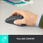 Logitech M510 Wireless Mouse, 2.4 GHz with USB Unifying Receiver, 1000 DPI Laser-Grade Tracking, 7-Buttons, 24-Months Battery Life, PC/Mac/Laptop - Graphite - Image 2