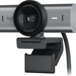 Logitech MX Brio Ultra HD 4K Webcam for Collaboration and Streaming, 1080p 60 FPS, Show Mode, Works with Microsoft Teams, Zoom, Google Meet, Nintendo Switch 2, Graphite