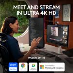 Logitech MX Brio Ultra HD 4K Webcam for Collaboration and Streaming, 1080p 60 FPS, Show Mode, Works with Microsoft Teams, Zoom, Google Meet, Nintendo Switch 2, Graphite - Image 2