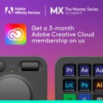 Logitech MX Creative Console, 9 Customizable LCD Keys, Stream Deck Accessories,Connectivity Technology USB-C, Control Dial for Graphic Design, Zoom, Spotify - Graphite, 3-Month Adobe Cloud Membership - Image 2