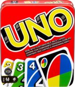 Mattel Games UNO Card Game for Kid, Adult & Family Nights & Parties, Travel & Vacations, Color Blind Accessible & Customizable Deck (Amazon Exclusive)