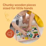 Melissa & Doug Farm Animals Sound Puzzle – 8-Piece Wooden Peg Puzzle with Light-Activated Sounds, Music Learning Toy for Toddlers and Preschoolers Ages 2+ - Image 2