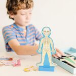 Melissa & Doug Magnetic Human Body Anatomy Play Set with 24 Magnetic Pieces and Storage Tray - Image 2