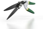 Miracle-Gro Grass Trimming Shears – Adjustable Rotating Handle with Sharp Non-Stick Carbon Steel Blades, Comfort Handles, and Safety Lock for Precise Garden and Lawn Edging - Image 2