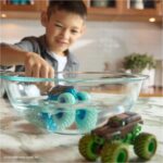 Monster Jam Mud Blasters, Grave Digger and Megalodon Color Changing Trucks 2-Pack, 1:64 Die Cast Vehicle, Kids Toys for Boys and Girls 3 and Up - Image 2
