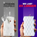 Mr. Clean Magic Eraser Sponge, All Purpose Cleaner, Cleaning Scrubber, Wall, Kitchen, Bathroom, Shower Cleaner, Melamine Sponge, Cleaning Pads, Variety Pack, 5 Extra Durable, & 3 Grease Magic Erasers - Image 2