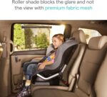 Munchkin Brica Sun Safety Car Window Shade with Heat Alert, Helps Block UVA/UVB Rays, 2 Pack, Black - Image 2
