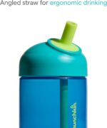 Munchkin Perfect Angle Straw Cups Toddlers 1-3 - Spill Proof Sippy Cups with Soft, Ergonomic Straw, BPA-Free, 10 Ounce, 2 Pack, Dark Blue - Image 2