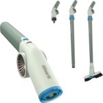 NEW Shark BlastBoss — All-in-One Air Blasting System with BlastBroom, Precision Nozzle, Extension Wand, Indoor/Outdoor Cleaning, 0-190 MPH, Cordless Handheld Blower, Rechargeable, Sage, AB2111GN​​