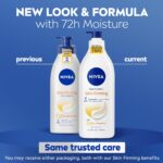 NIVEA Sheer Hydration Skin Firming Body Lotion, Q10 & Vitamin C, 16.9 Fl Oz - Image 2