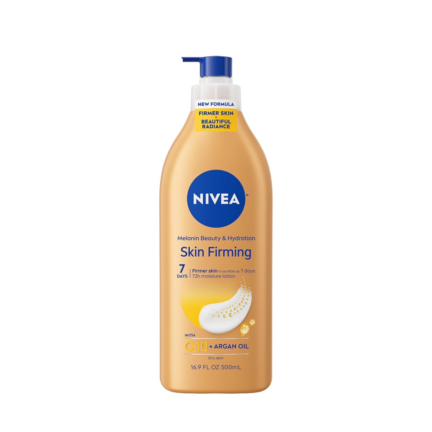 NIVEA-Skin-Firming-Melanin-Beauty-Body-Lotion-with-Q10-and.jpg NIVEA Skin Firming Melanin Beauty Body Lotion with Q10 and Argan Oil, 16.9 Oz - Image 1