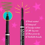 NYX PROFESSIONAL MAKEUP Micro Brow Pencil, Precise Eyebrow Pencil - Brunette - Image 2