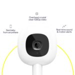 Nanit Pro Smart Baby Monitor & Flex Stand - 1080p Secure Wi-Fi Video Camera, Sensor-Free Sleep & Breathing Motion Tracker, 2-Way Audio, Sound & Motion Alerts, Night Vision, and Breathing Band - Blue - Image 2
