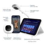 Nanit Smart Baby Monitor System with Floor Stand & 8" Display Screen - Crystal-Clear Video, Real-Time Notifications, Sleep Insights - Baby Must Have for Parents - Image 2