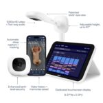 Nanit Smart Baby Monitor System with Wall Mount & 8" Display Screen - Crystal-Clear Video, Real-Time Notifications, Sleep Insights - Baby Must Have for Parents - Image 2