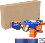 Nerf HyperFire Motorized Elite Blaster, 25-Dart Drum, Fires Up to 5 Darts Per Second, Includes 25 Official Elite Darts (Amazon Exclusive) - Image 2
